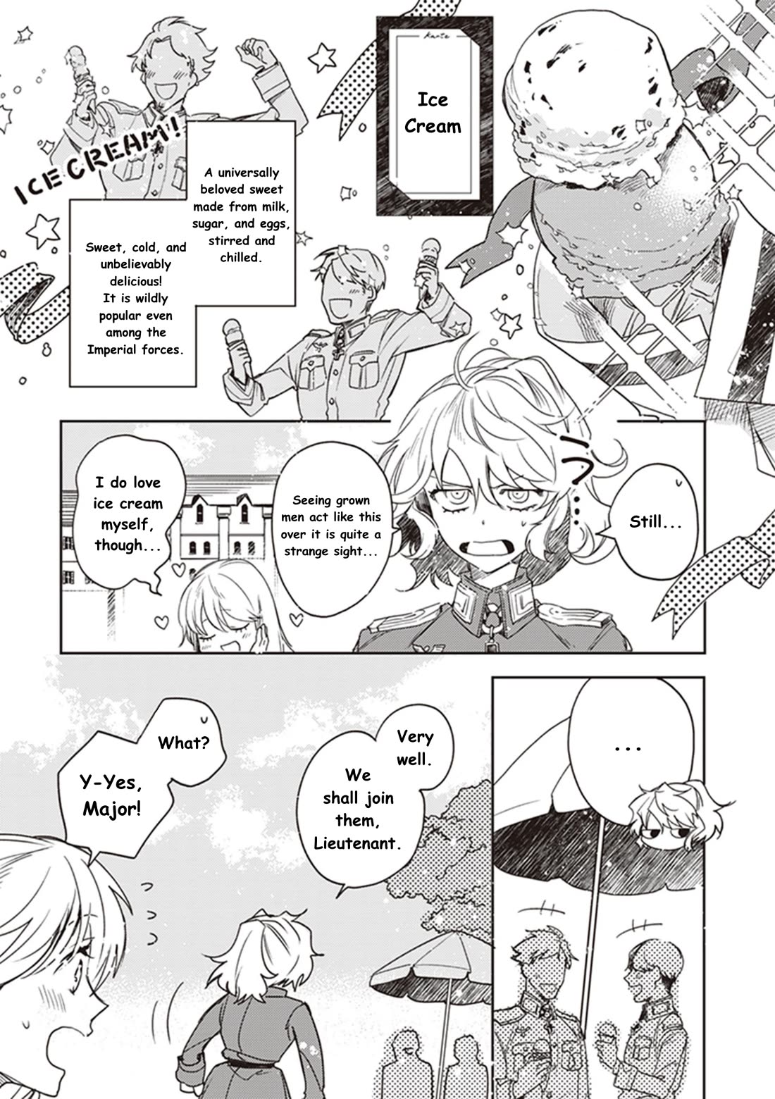 Youjo Senki Restaurant Chapter 11 page 3 - Chapter 11: Ice Cream