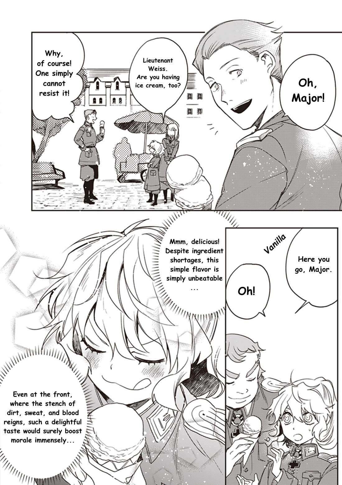 Youjo Senki Restaurant Chapter 11 page 4 - Chapter 11: Ice Cream