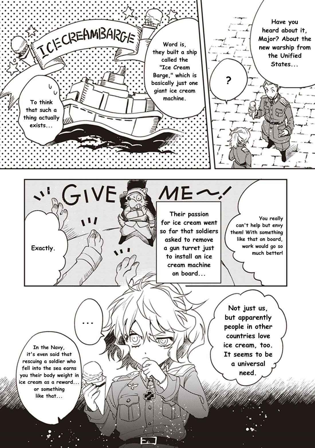 Youjo Senki Restaurant Chapter 11 page 5 - Chapter 11: Ice Cream