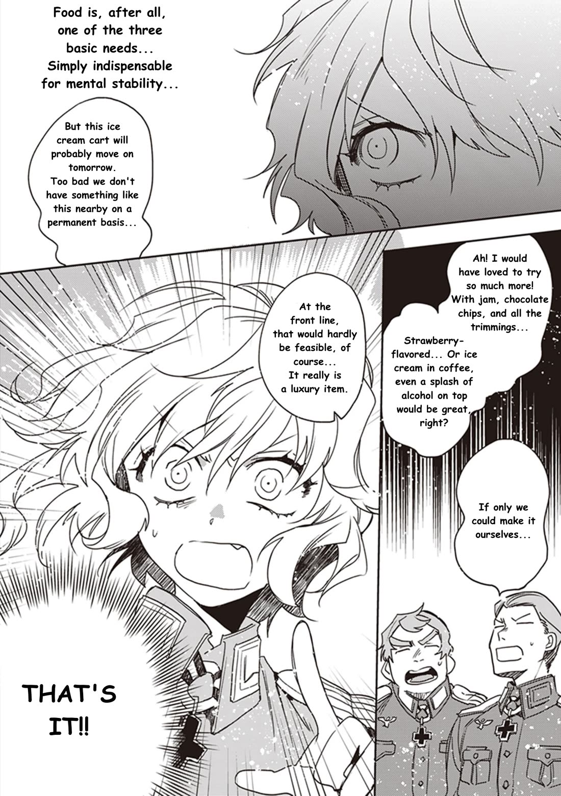 Youjo Senki Restaurant Chapter 11 page 6 - Chapter 11: Ice Cream