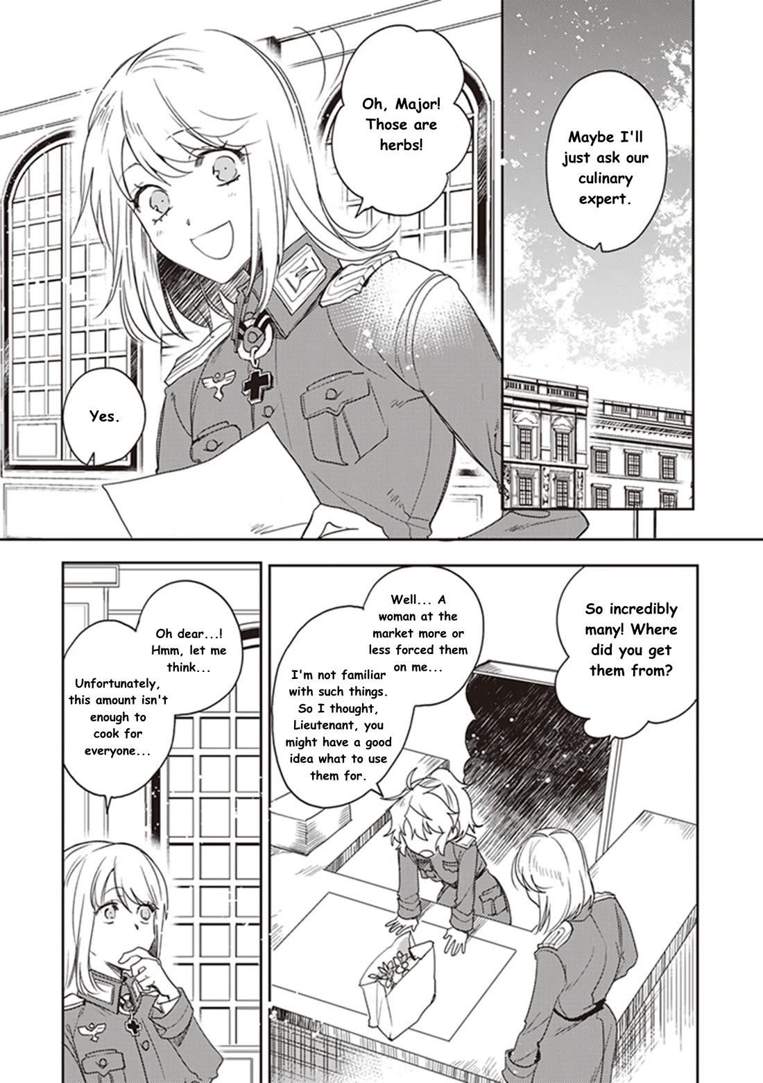 Youjo Senki Restaurant Chapter 12 page 3 - Chapter 12: The Use of Herbs