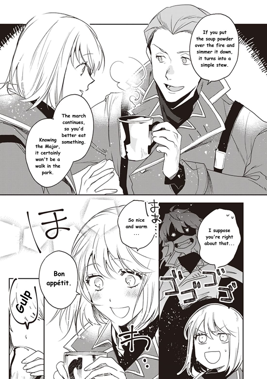 Youjo Senki Restaurant Chapter 13 page 13 - Chapter 13: The Food Situation in Wartime (1)
