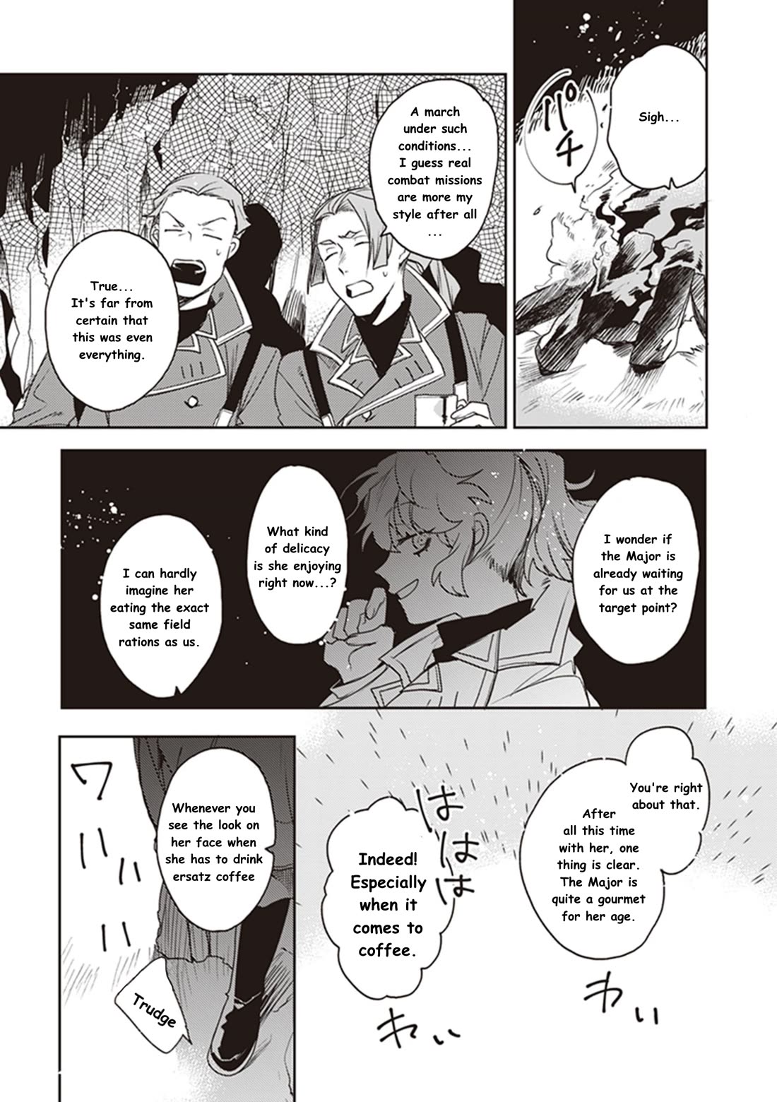 Youjo Senki Restaurant Chapter 13 page 15 - Chapter 13: The Food Situation in Wartime (1)