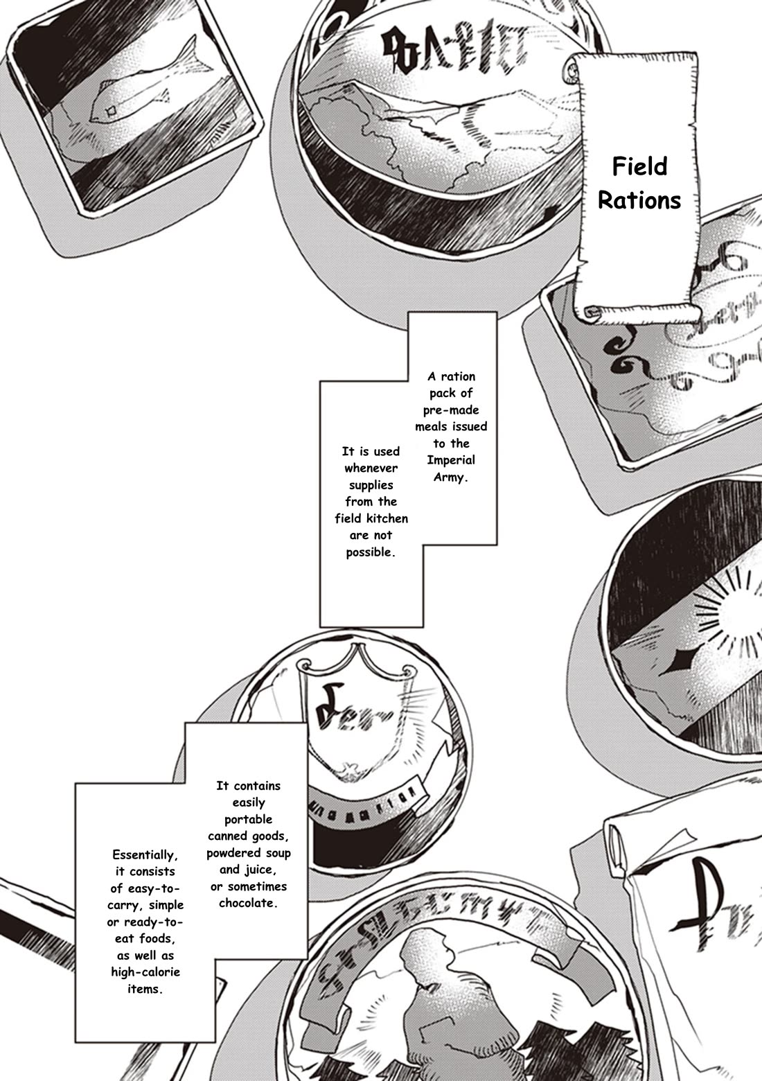 Youjo Senki Restaurant Chapter 13 page 8 - Chapter 13: The Food Situation in Wartime (1)
