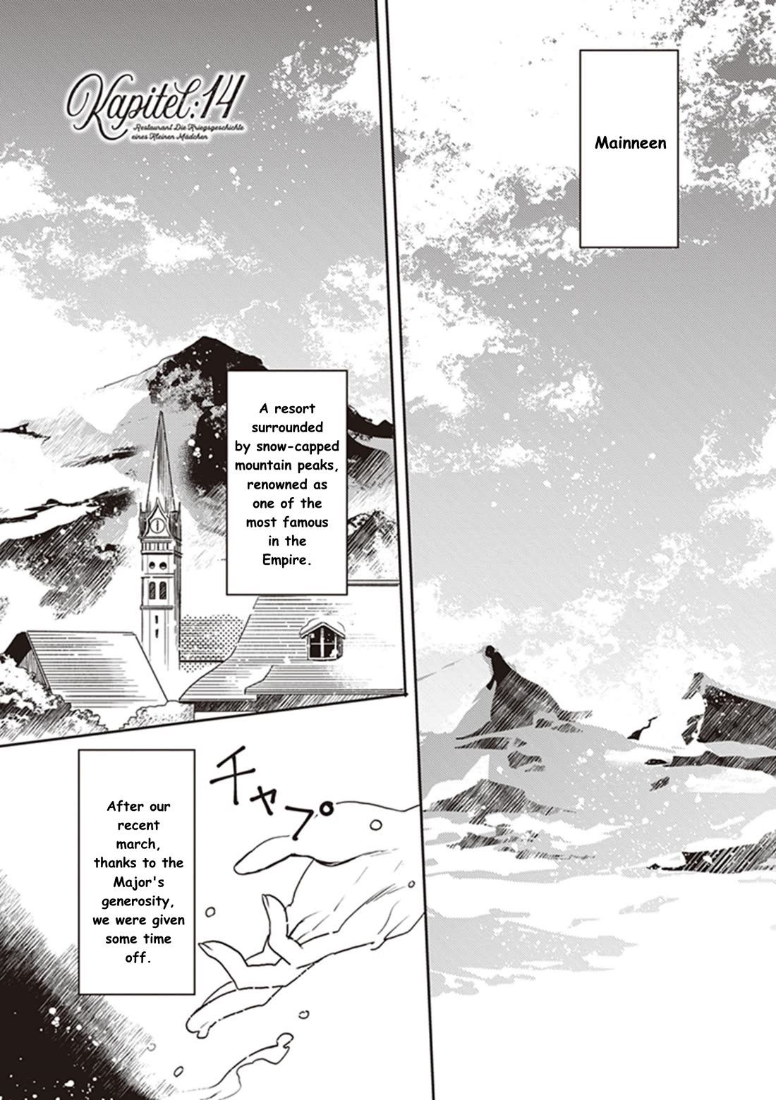Youjo Senki Restaurant Chapter 14 page 1 - Chapter 14: The Food Situation in Wartime (2) [END]