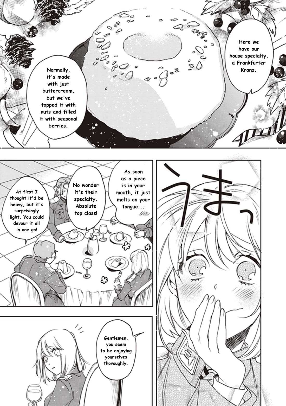 Youjo Senki Restaurant Chapter 14 page 13 - Chapter 14: The Food Situation in Wartime (2) [END]