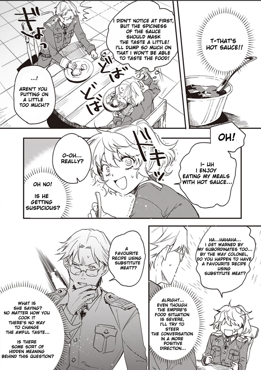 Youjo Senki Restaurant Chapter 9 page 12 - Chapter 9: Ch.9 Substitute Meat