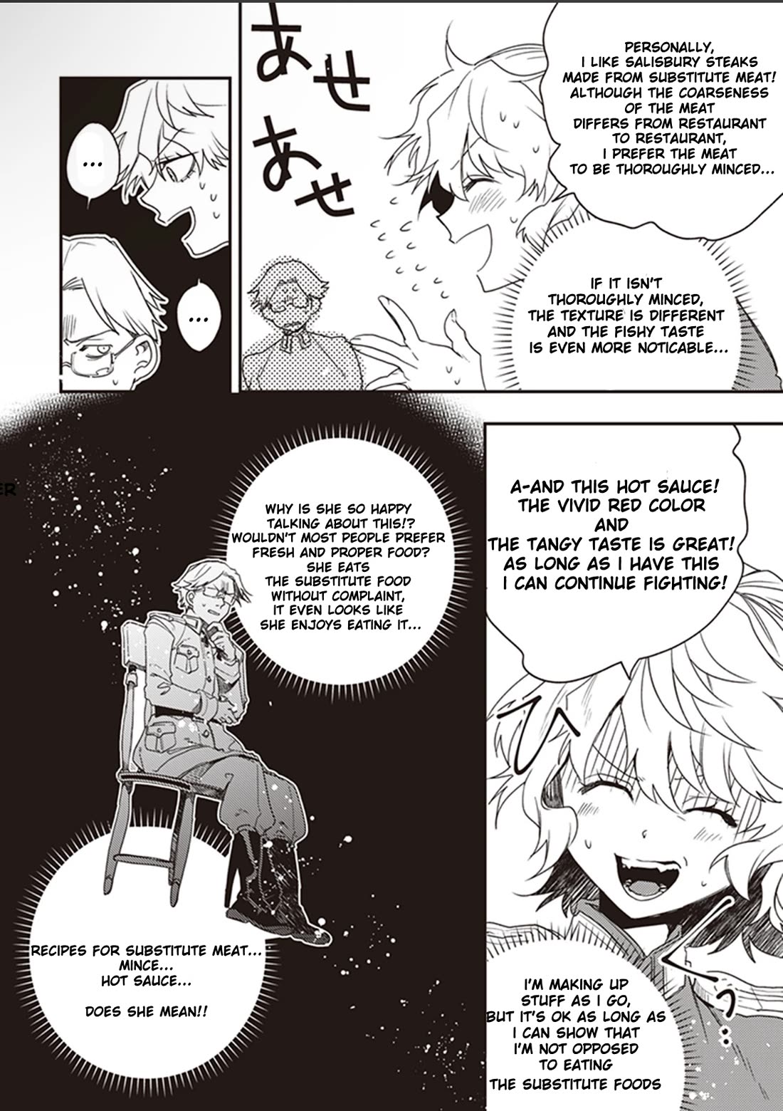 Youjo Senki Restaurant Chapter 9 page 13 - Chapter 9: Ch.9 Substitute Meat