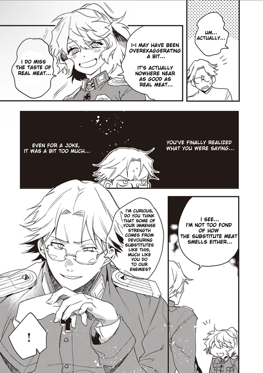 Youjo Senki Restaurant Chapter 9 page 17 - Chapter 9: Ch.9 Substitute Meat