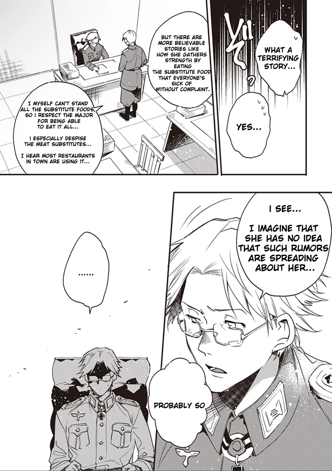 Youjo Senki Restaurant Chapter 9 page 4 - Chapter 9: Ch.9 Substitute Meat