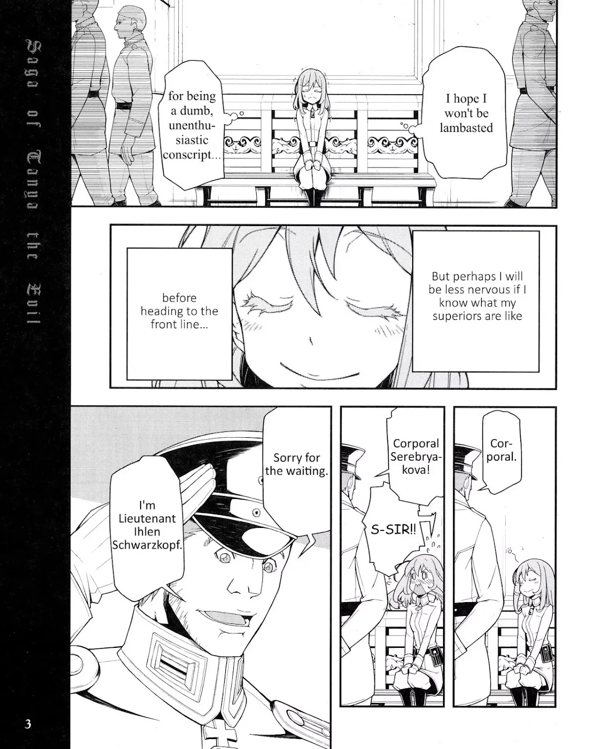 Youjo Senki Chapter 0.1 page 4 - Chapter 0.1: BD Vol.1 Extra: Hakugin no Kimi