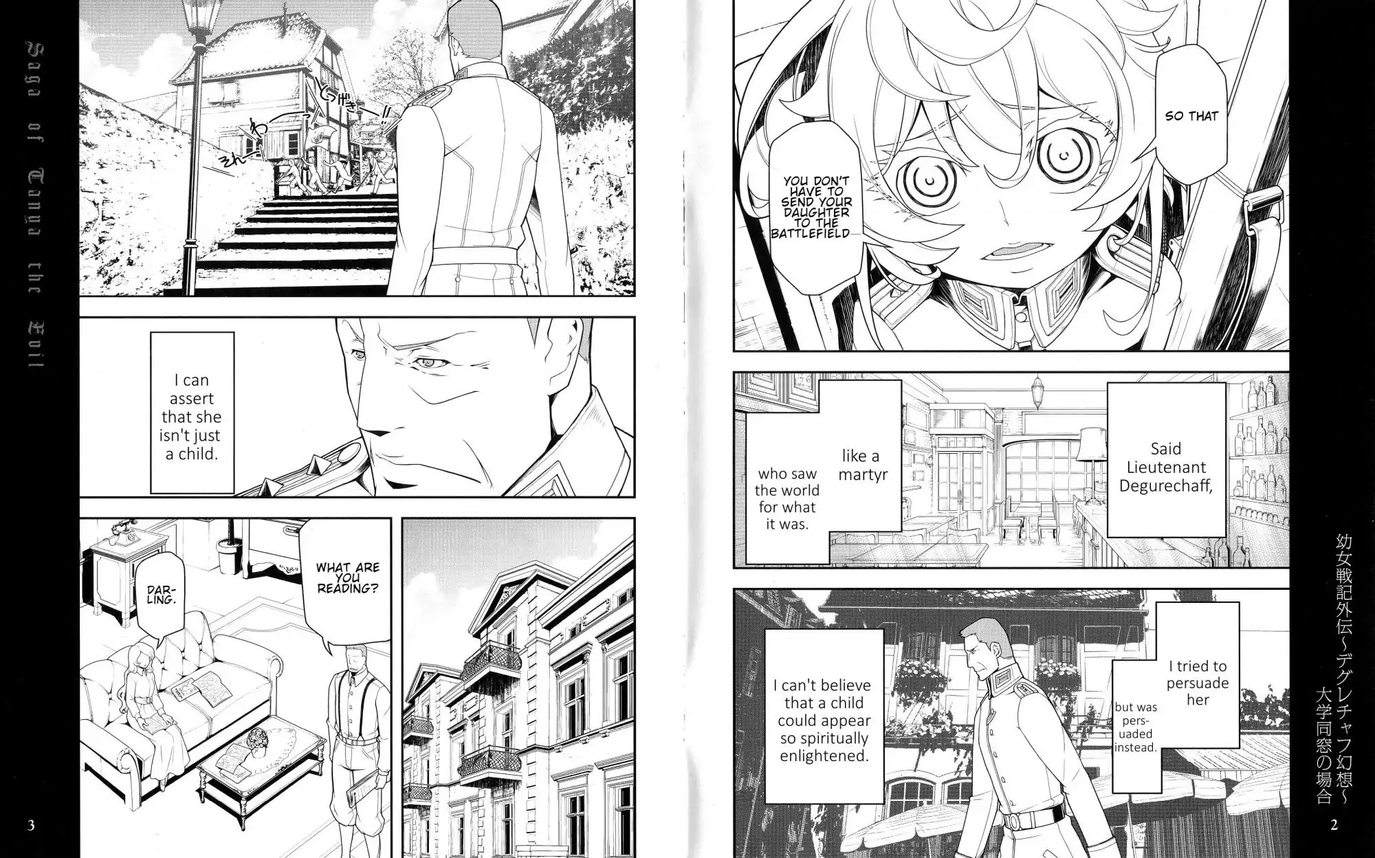 Youjo Senki Chapter 0.2 page 2 - Chapter 0.2: BD Vol.2 Extra: Degurechaff Fantasy