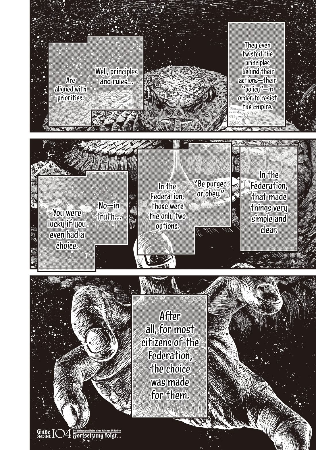 Youjo Senki Chapter 104 page 25 - Chapter 104: Reorganization VII