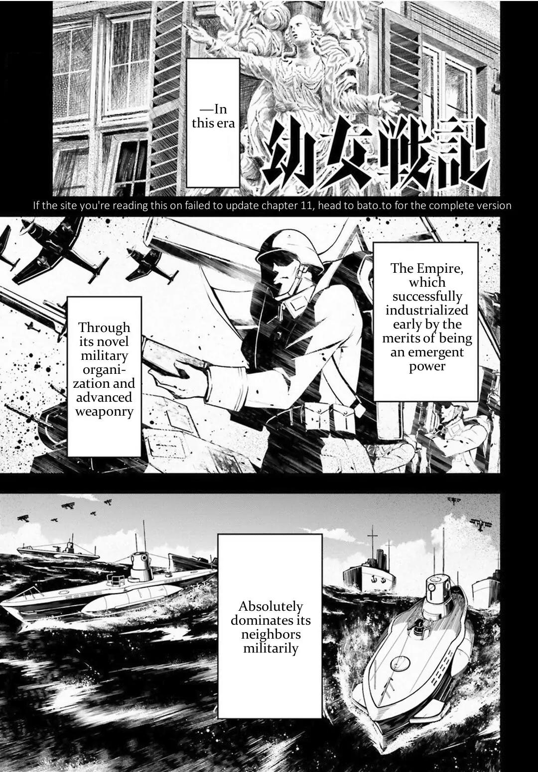 Youjo Senki Chapter 12 page 1 - Chapter 12: The Dacian War 1