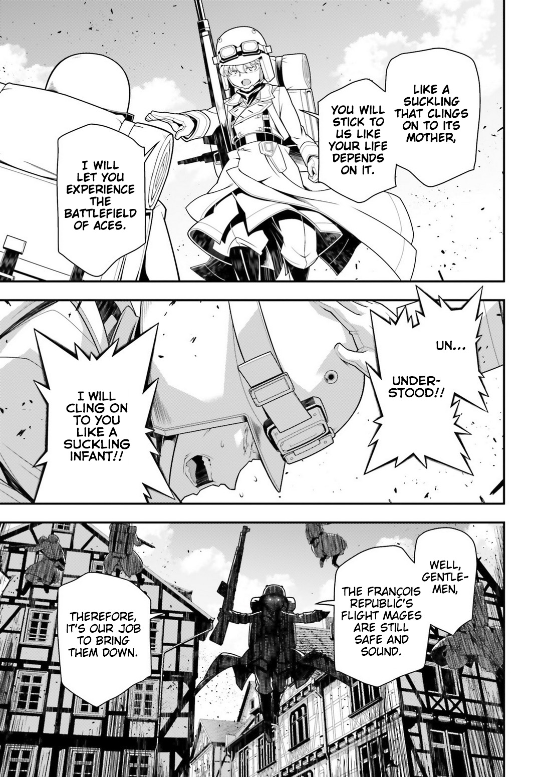 Youjo Senki Chapter 36 page 14 - Chapter 36: Trial by Fire II