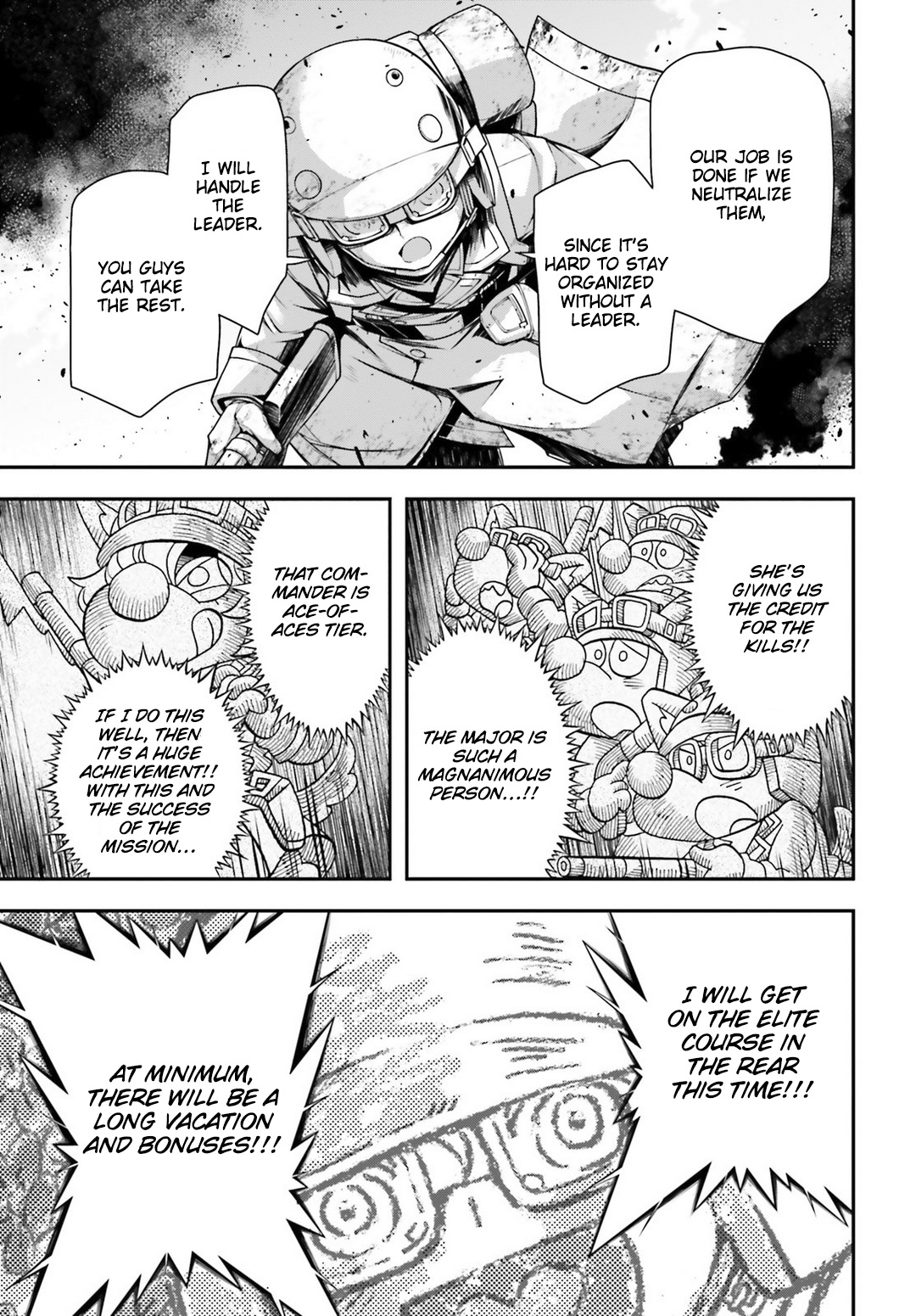 Youjo Senki Chapter 37 page 13 - Chapter 37: Trial by Fire III