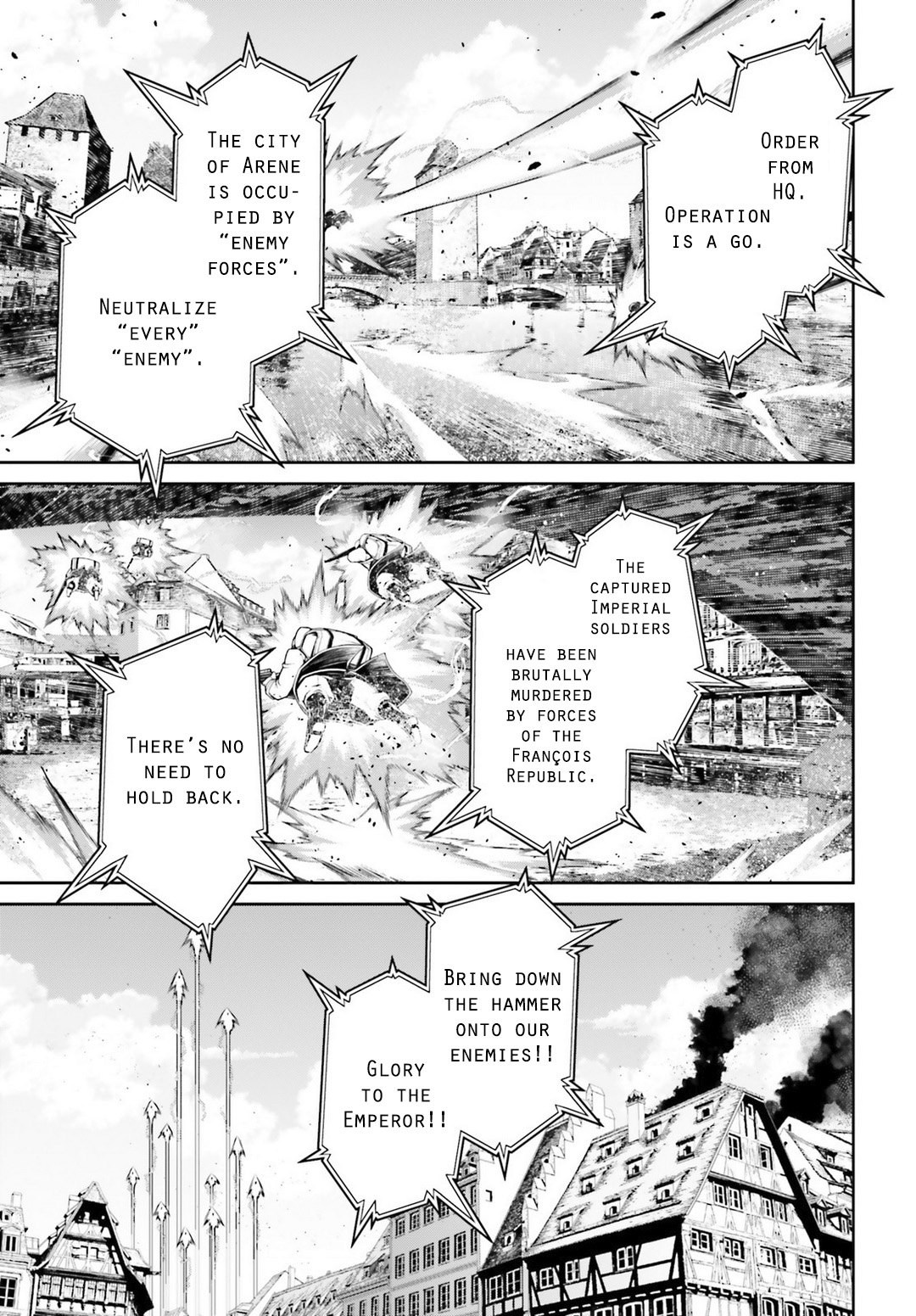 Youjo Senki Chapter 38 page 14 - Chapter 38: Trial by Fire IV