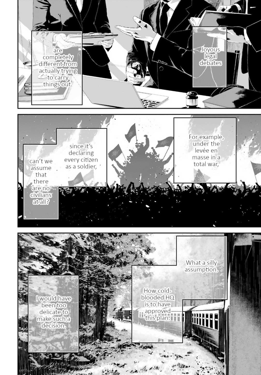 Youjo Senki Chapter 39 page 21 - Chapter 39: Trial by Fire V