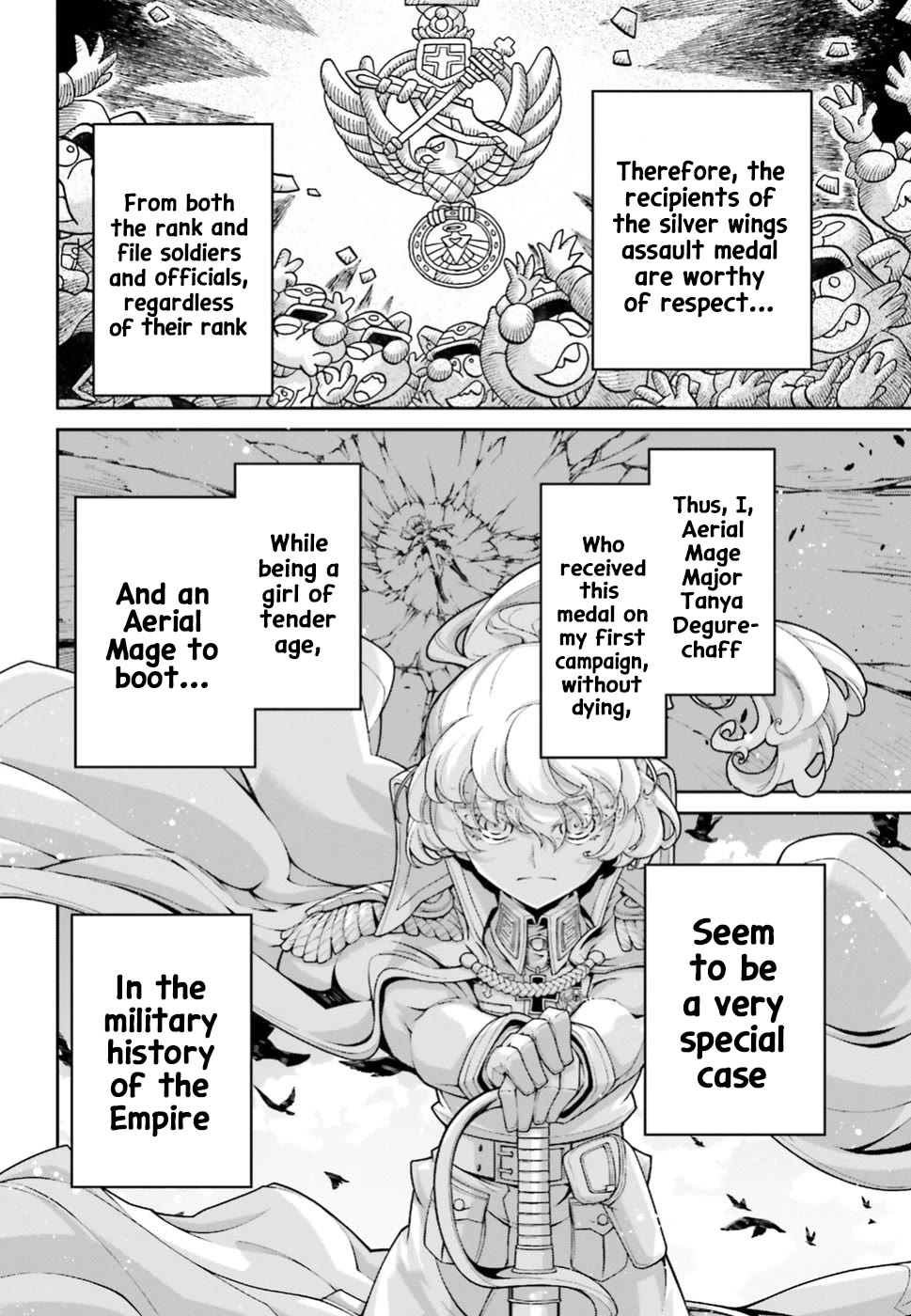 Youjo Senki Chapter 40.5 page 4 - Chapter 40.5: Side story: A borrowed cat