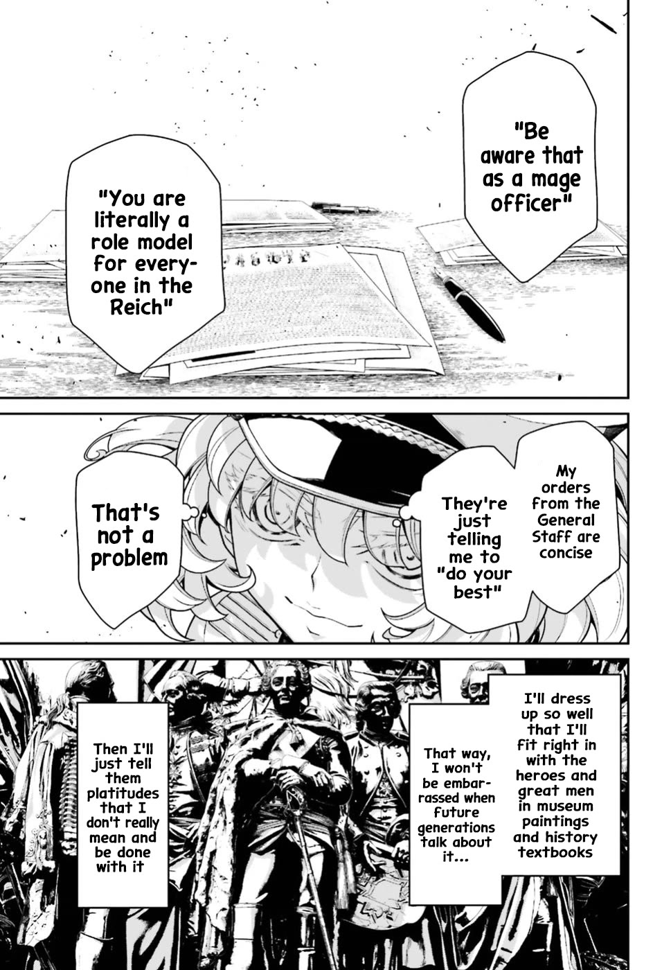 Youjo Senki Chapter 40.5 page 9 - Chapter 40.5: Side story: A borrowed cat