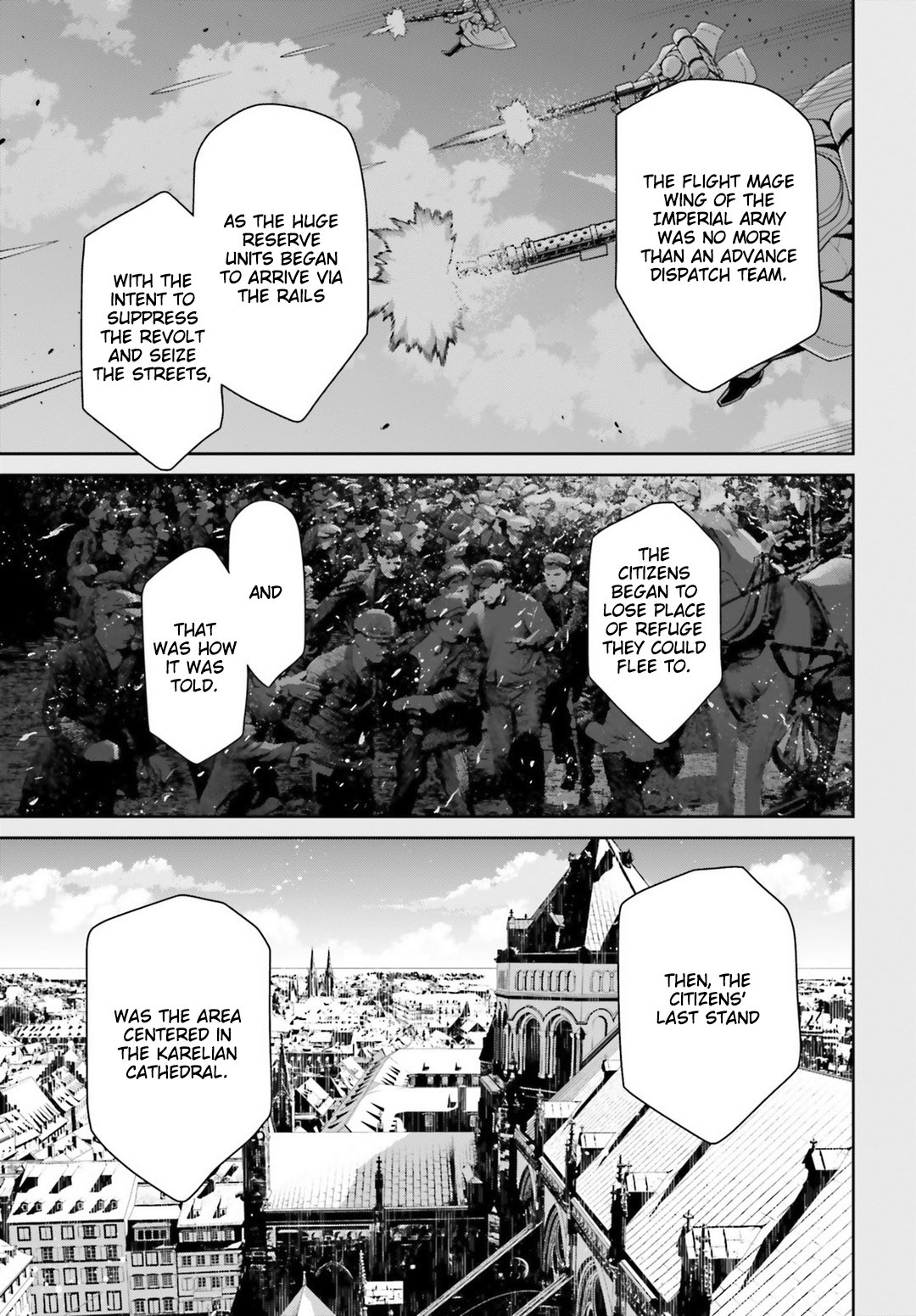 Youjo Senki Chapter 40 page 13 - Chapter 40: Andrew Report: The Massacre of Arene
