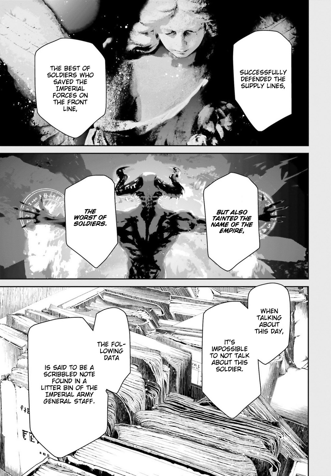 Youjo Senki Chapter 40 page 21 - Chapter 40: Andrew Report: The Massacre of Arene