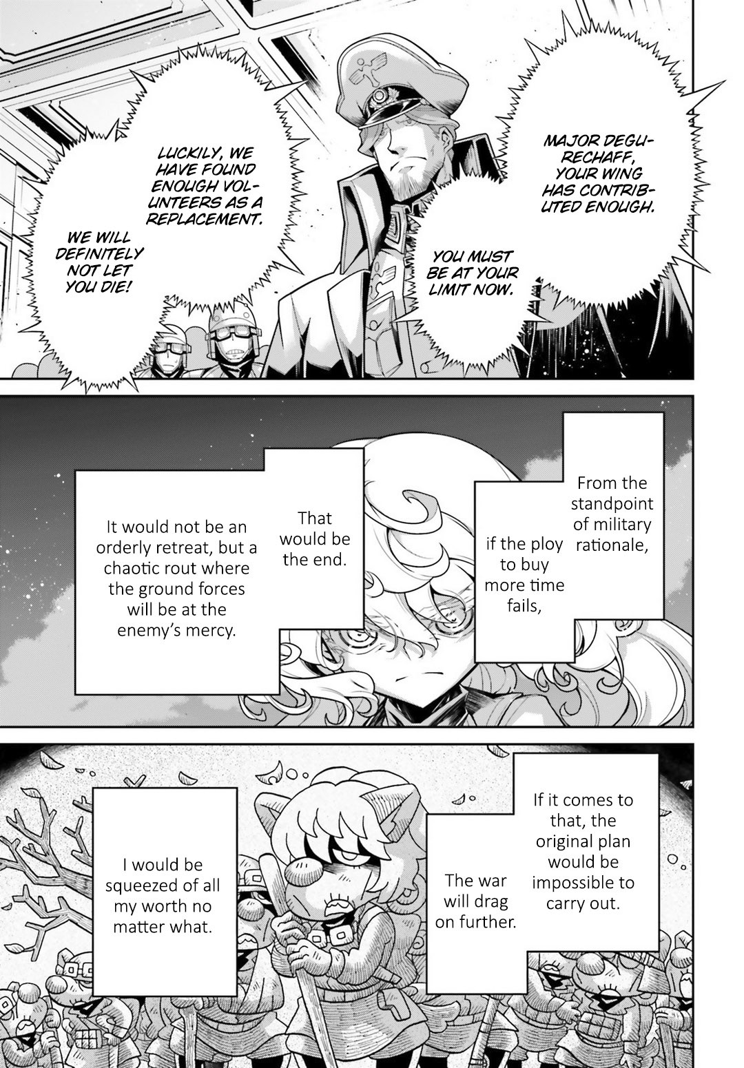 Youjo Senki Chapter 41 page 56 - Chapter 41: Preparation to Move Forward I