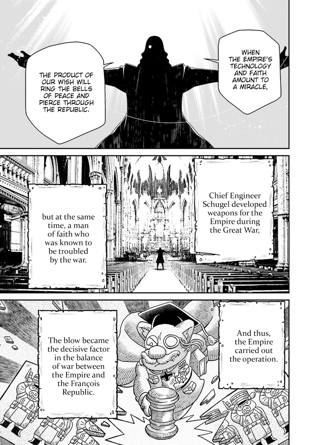 Youjo Senki Chapter 47 page 9 - Chapter 47: Records of the United Kingdom Army’s Bureau of War Archives
