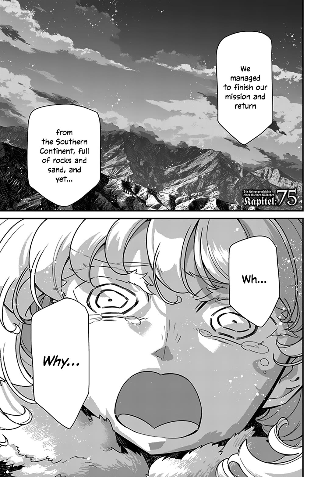 Youjo Senki Chapter 75 page 12 - Chapter 75: A Long-Range Reconnaissance Mission I