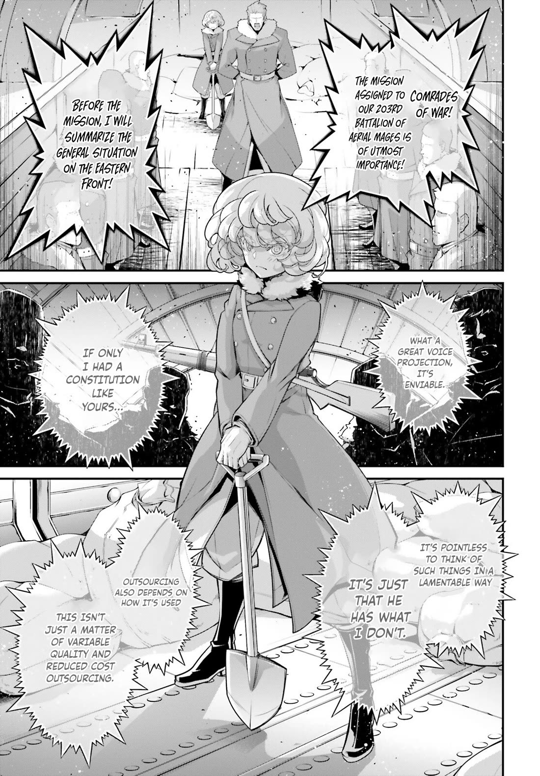 Youjo Senki Chapter 77 page 13 - Chapter 77: Long-Distance Reconnaissance Mission III