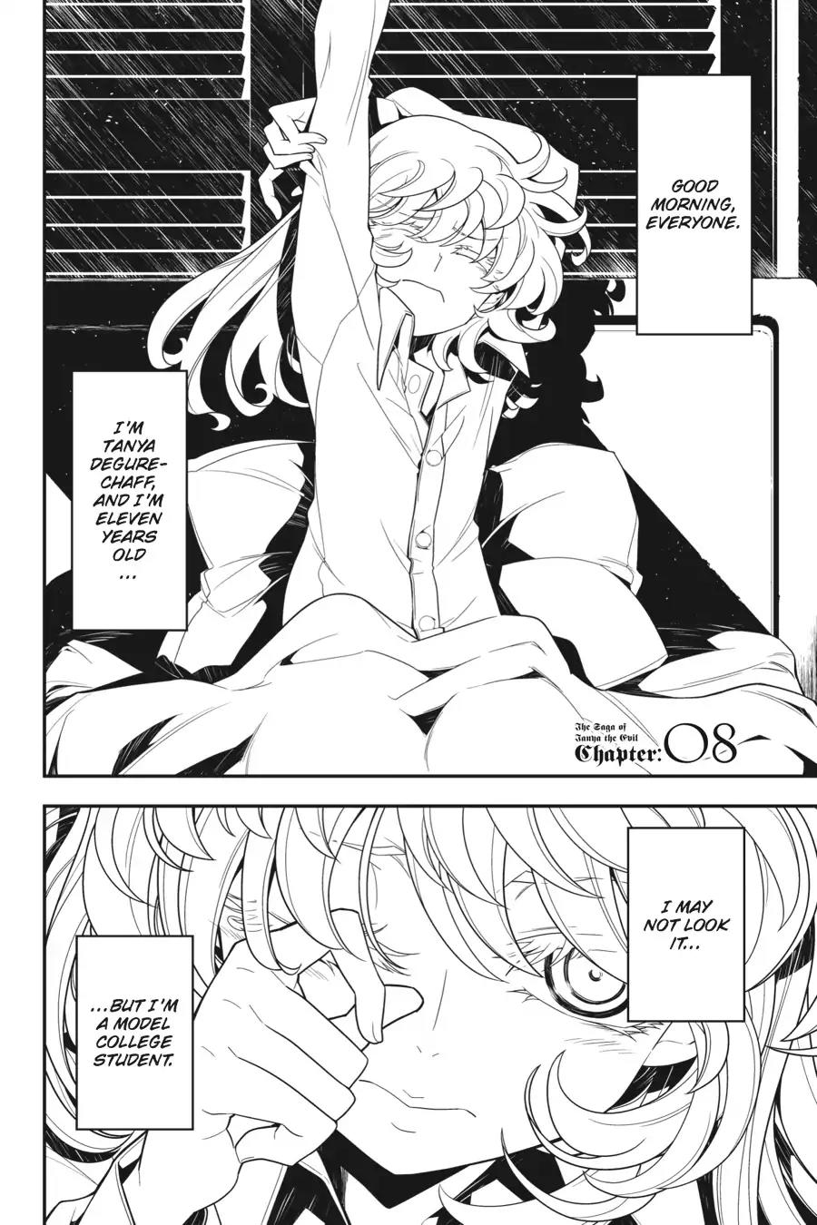 Youjo Senki Chapter 8 page 1 - Chapter 8: War College 3