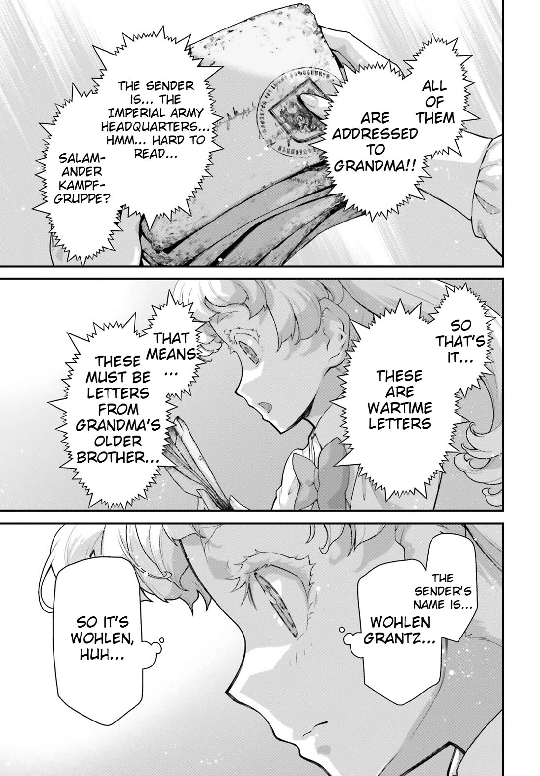 Youjo Senki Chapter 81.5 page 11 - Chapter 81.5: Grantz's Letter II