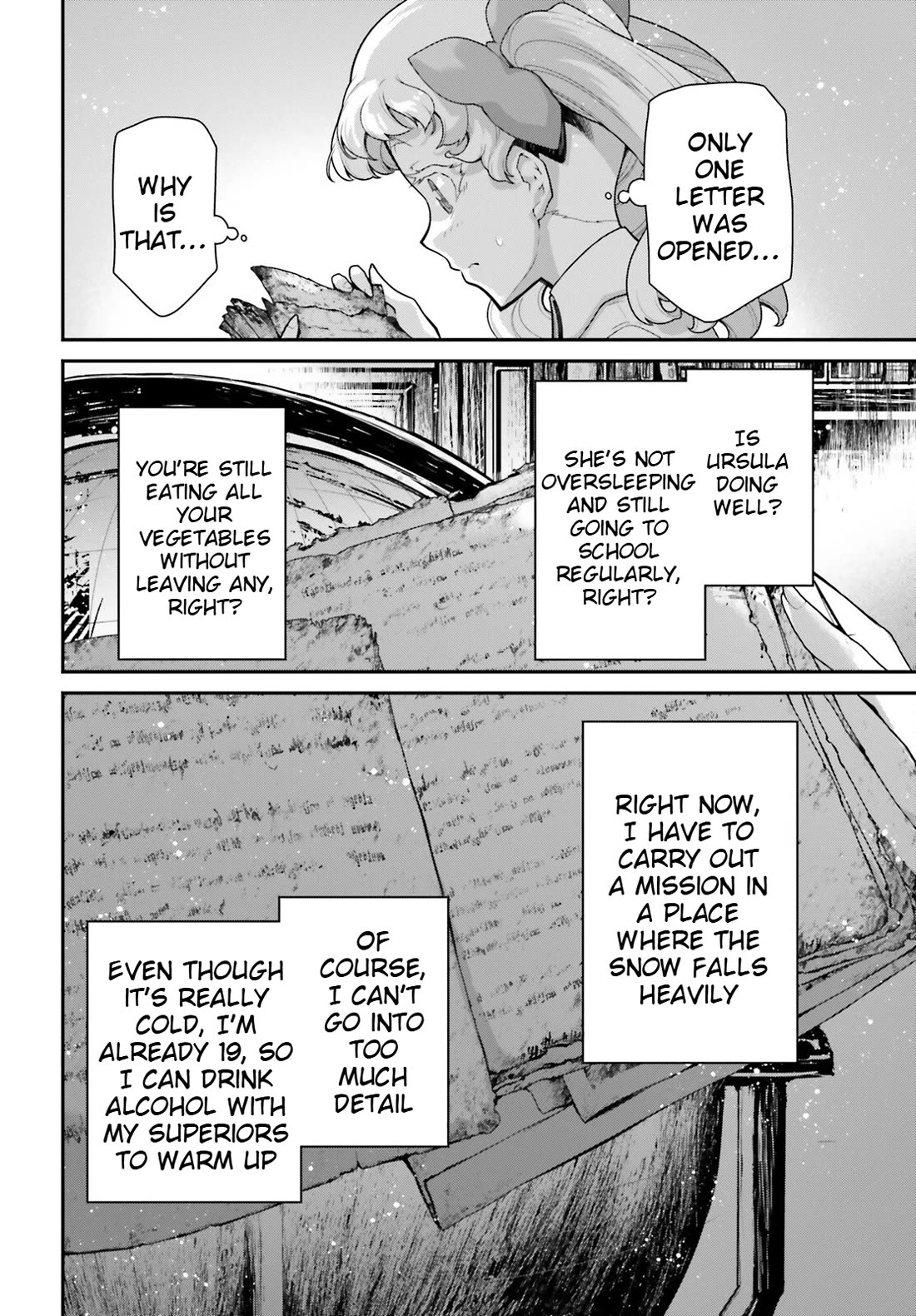 Youjo Senki Chapter 81.5 page 12 - Chapter 81.5: Grantz's Letter II