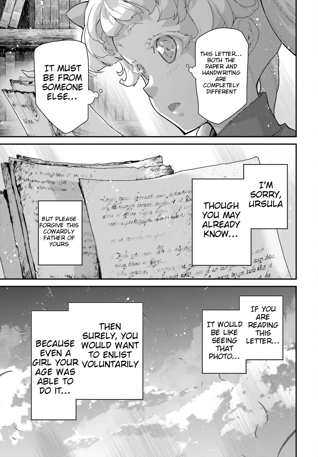 Youjo Senki Chapter 81.5 page 15 - Chapter 81.5: Grantz's Letter II