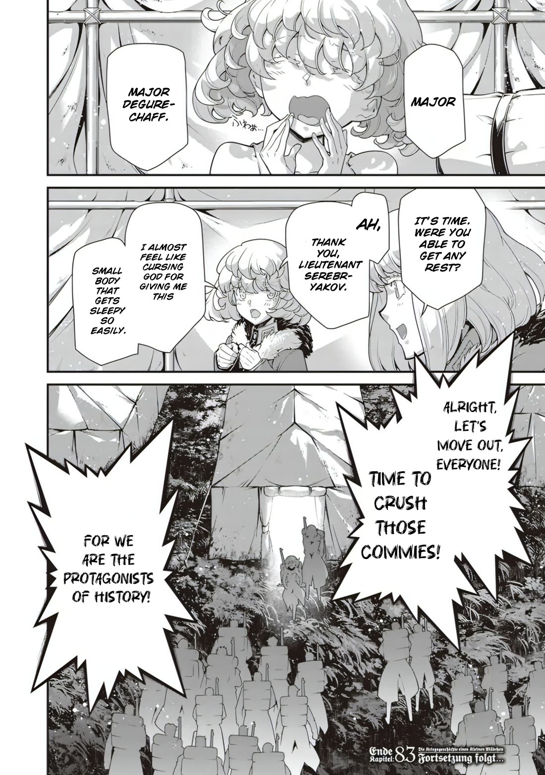 Youjo Senki Chapter 83 page 32 - Chapter 83: The Awakening of The Apostle II