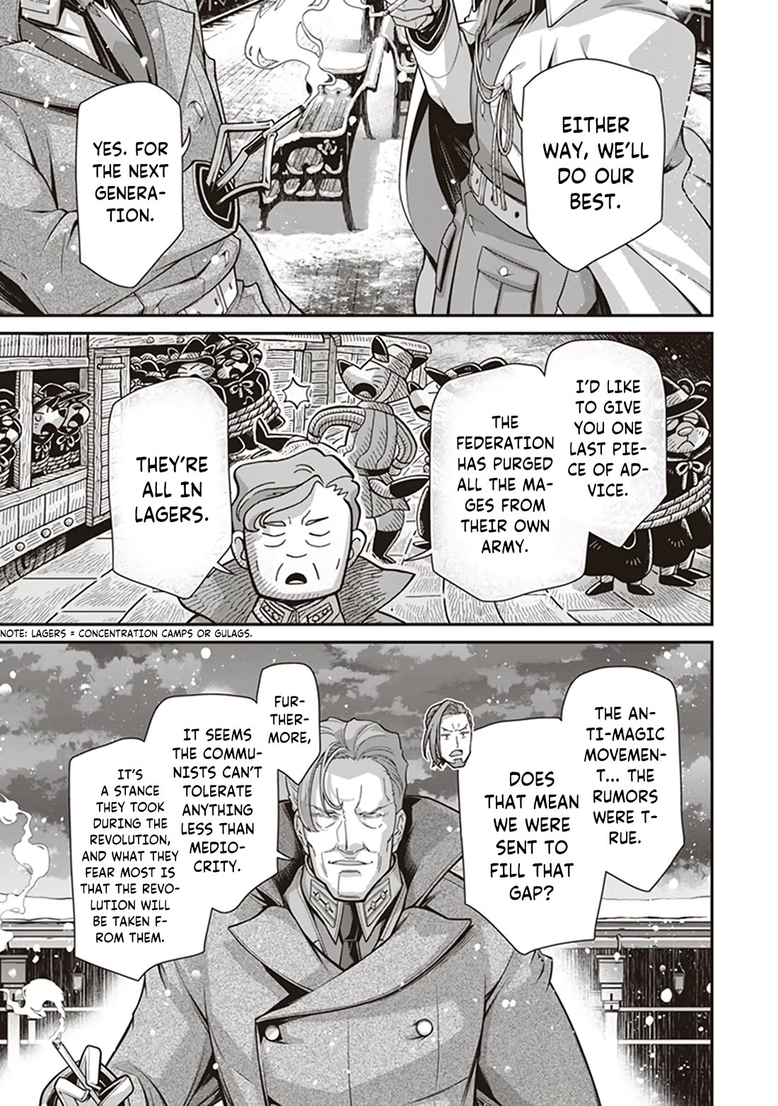 Youjo Senki Chapter 84 page 12 - Chapter 84: Goodwill Visit I