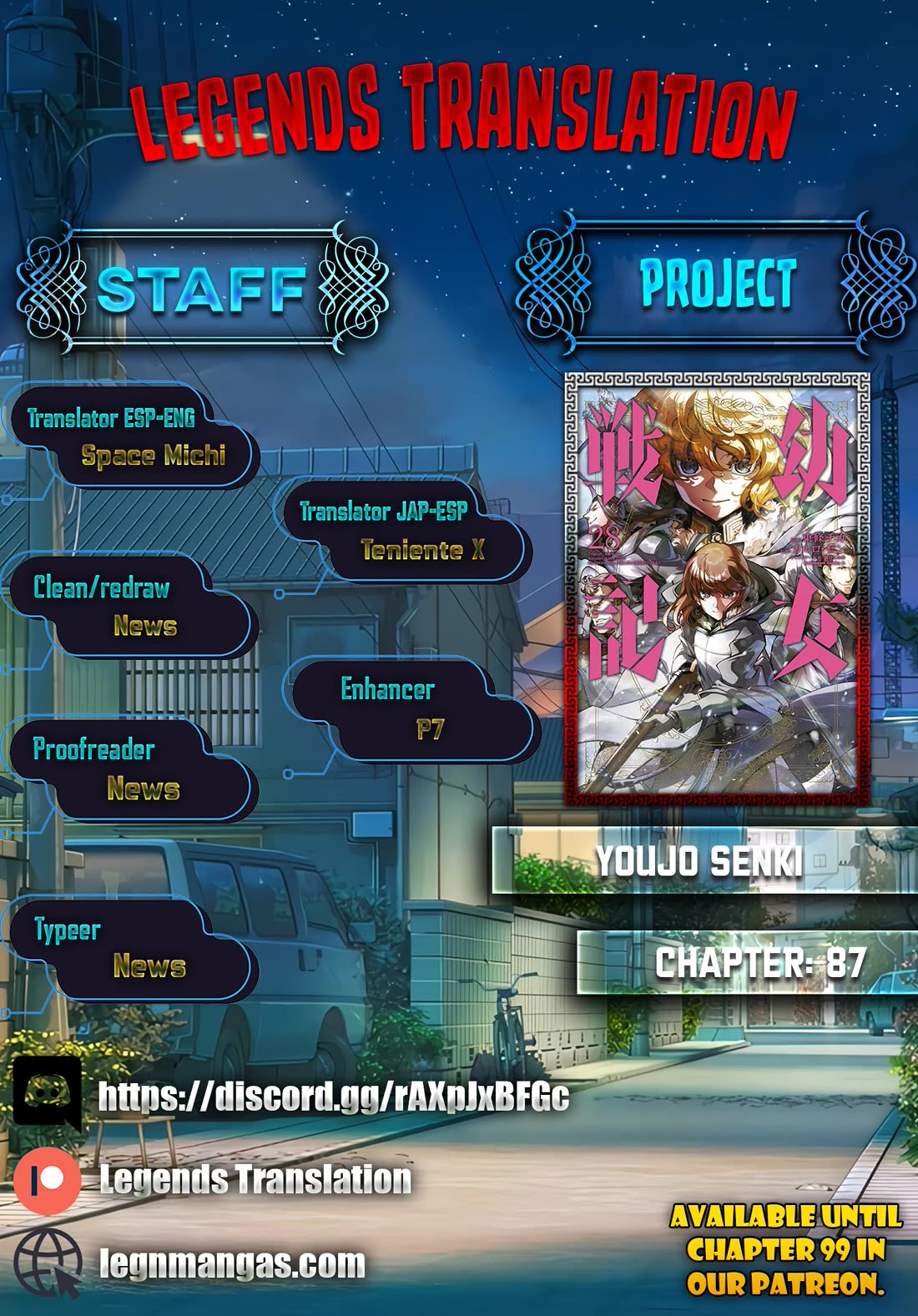 Youjo Senki Chapter 87 page 1 - Chapter 87: Goodwill Visit IIII