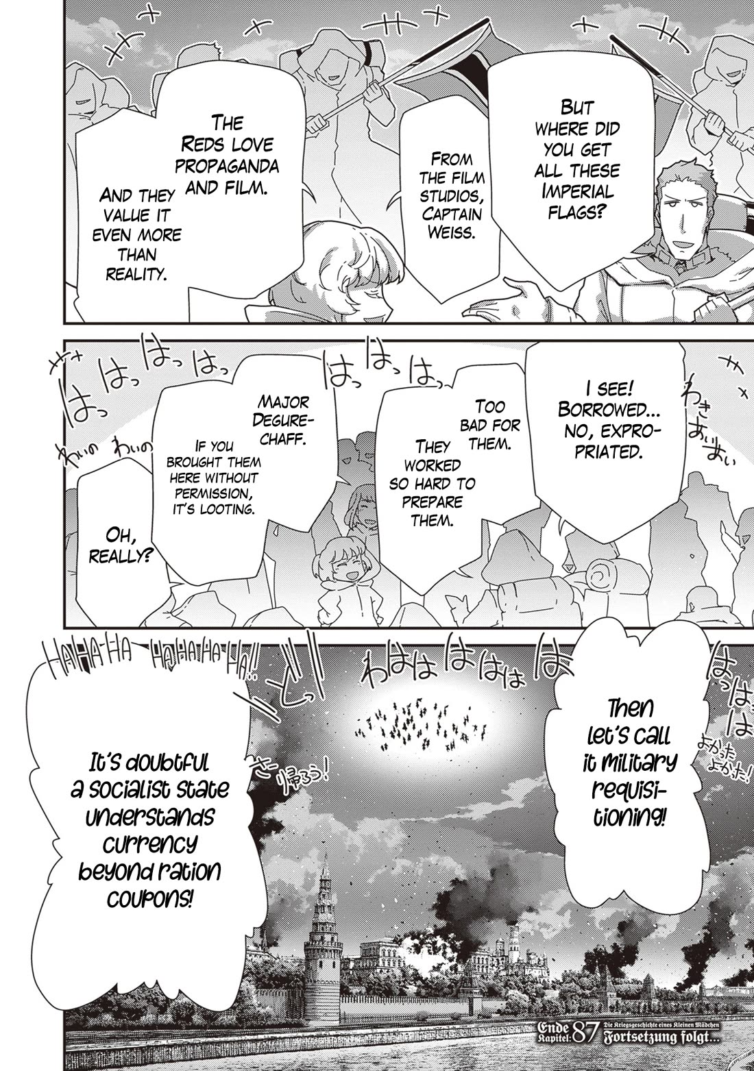 Youjo Senki Chapter 87 page 22 - Chapter 87: Goodwill Visit IIII
