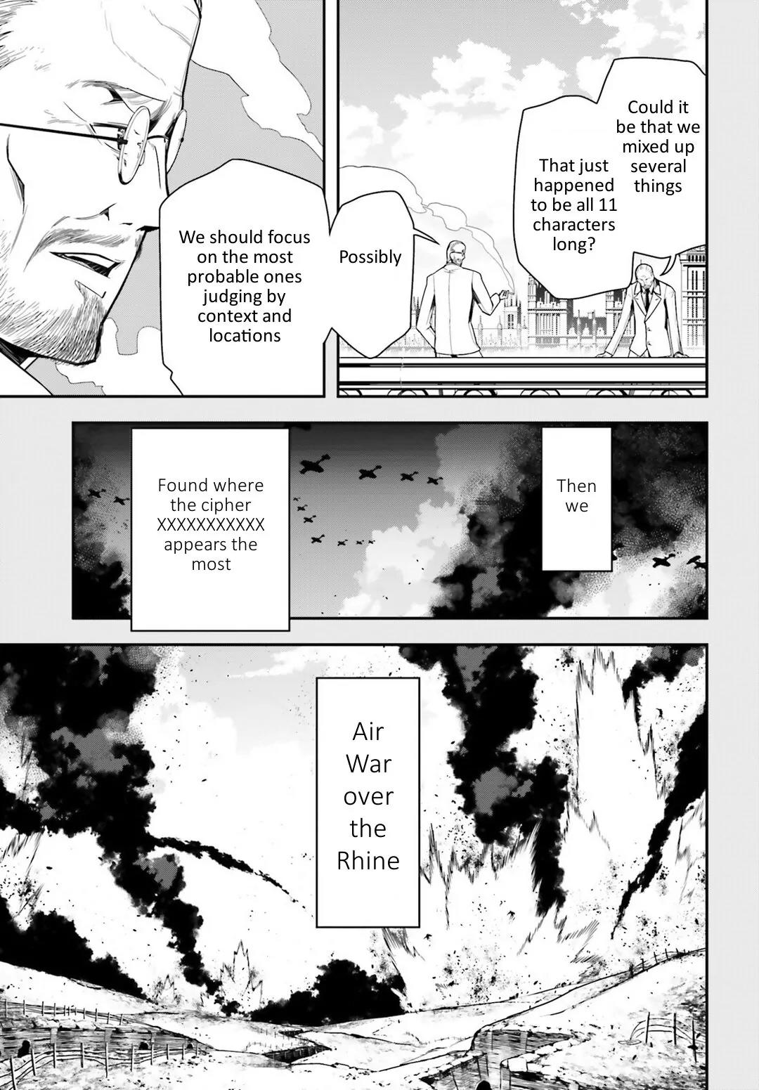 Youjo Senki Chapter 9 page 11 - Chapter 9: Andrew Reports: Mysteries of the Eleventh Goddess and V600