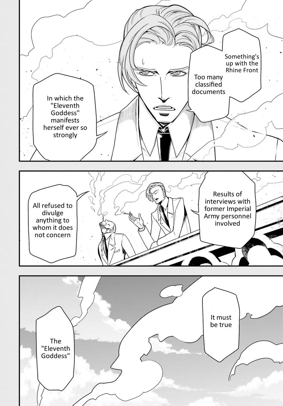 Youjo Senki Chapter 9 page 15 - Chapter 9: Andrew Reports: Mysteries of the Eleventh Goddess and V600