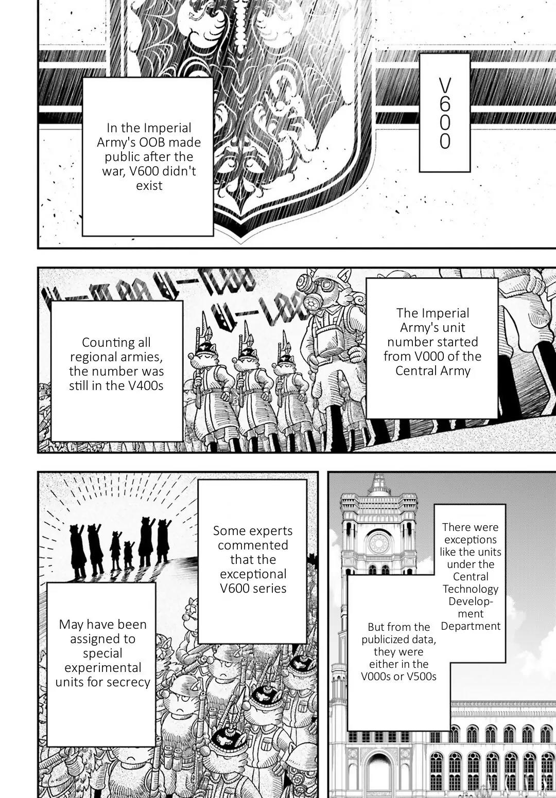 Youjo Senki Chapter 9 page 17 - Chapter 9: Andrew Reports: Mysteries of the Eleventh Goddess and V600