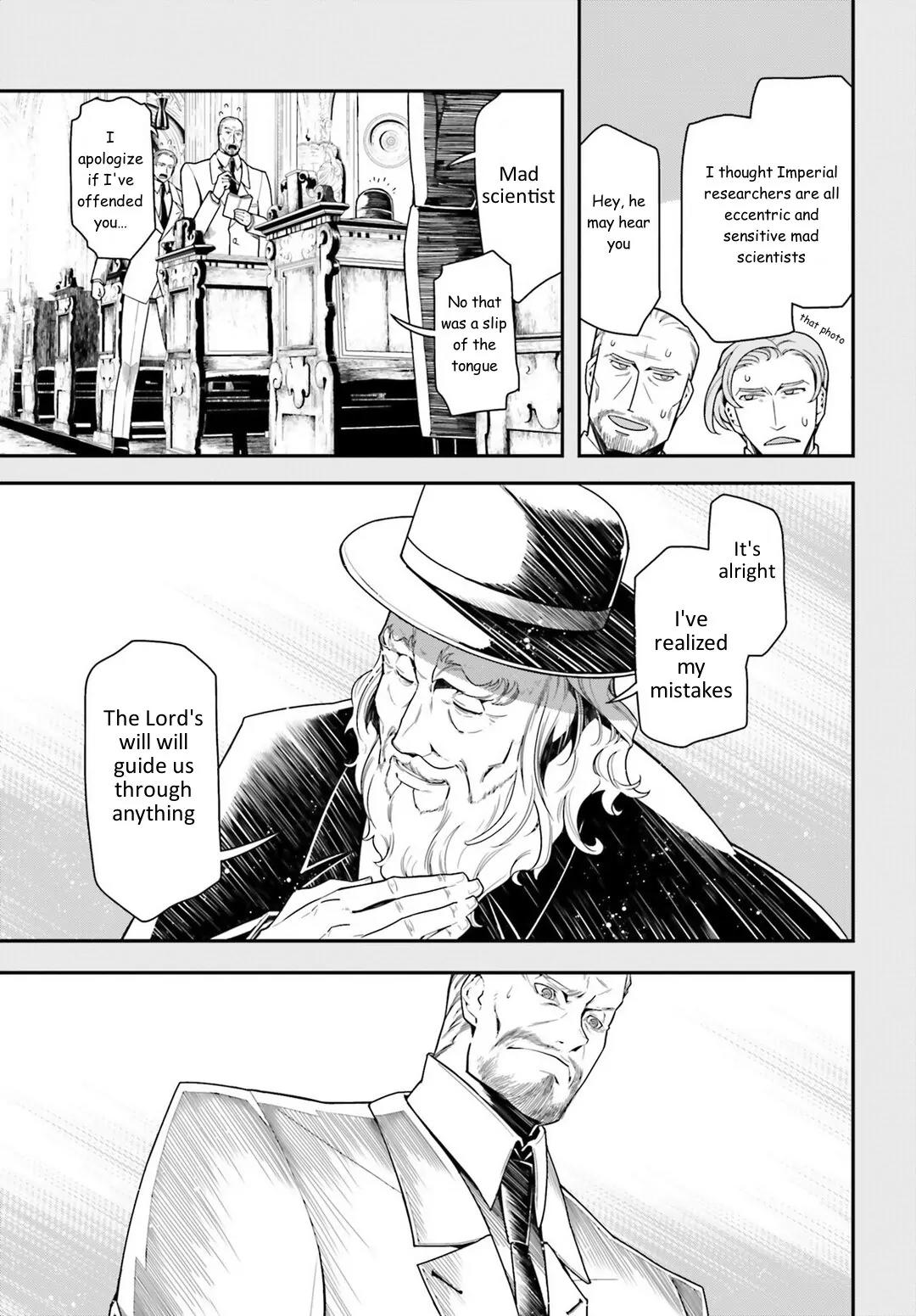 Youjo Senki Chapter 9 page 20 - Chapter 9: Andrew Reports: Mysteries of the Eleventh Goddess and V600