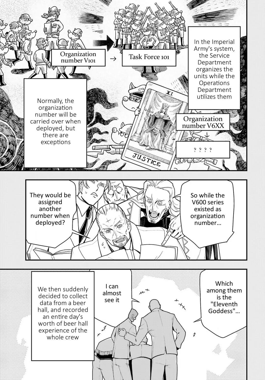 Youjo Senki Chapter 9 page 24 - Chapter 9: Andrew Reports: Mysteries of the Eleventh Goddess and V600