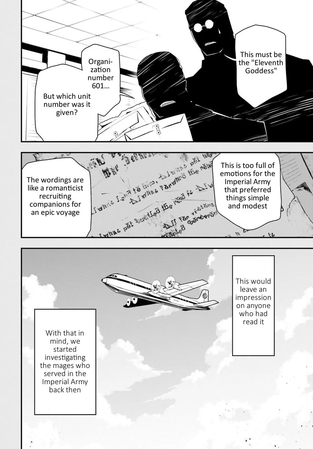 Youjo Senki Chapter 9 page 27 - Chapter 9: Andrew Reports: Mysteries of the Eleventh Goddess and V600