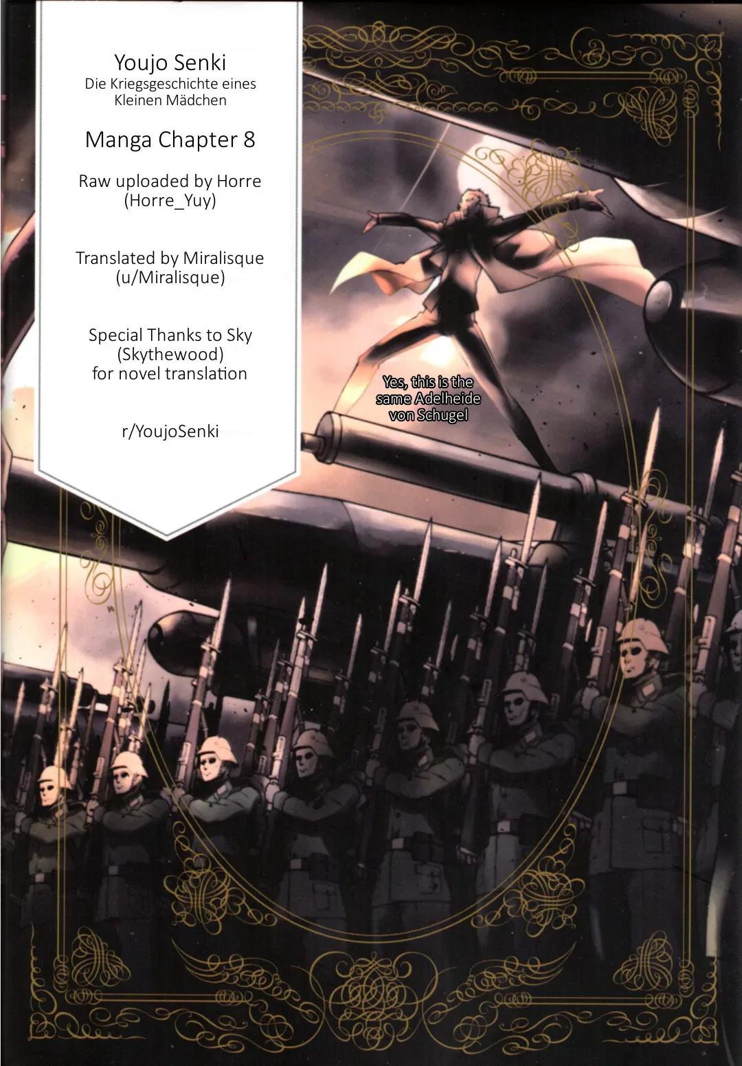 Youjo Senki Chapter 9 page 33 - Chapter 9: Andrew Reports: Mysteries of the Eleventh Goddess and V600