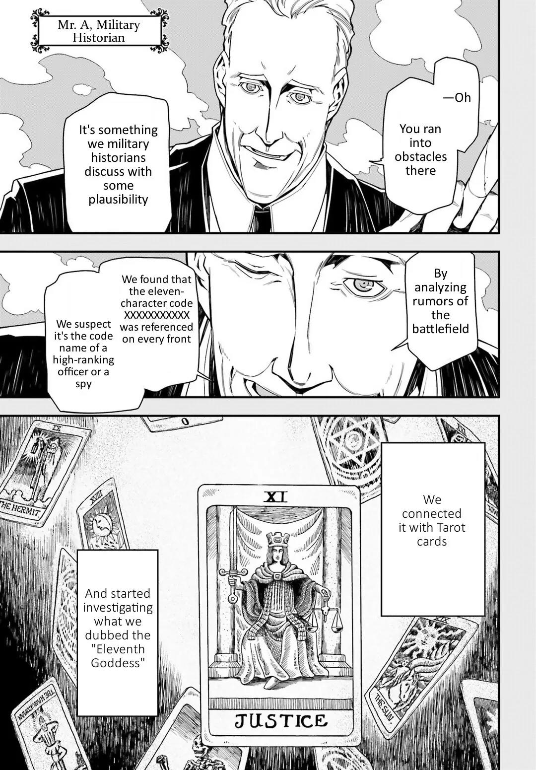 Youjo Senki Chapter 9 page 7 - Chapter 9: Andrew Reports: Mysteries of the Eleventh Goddess and V600