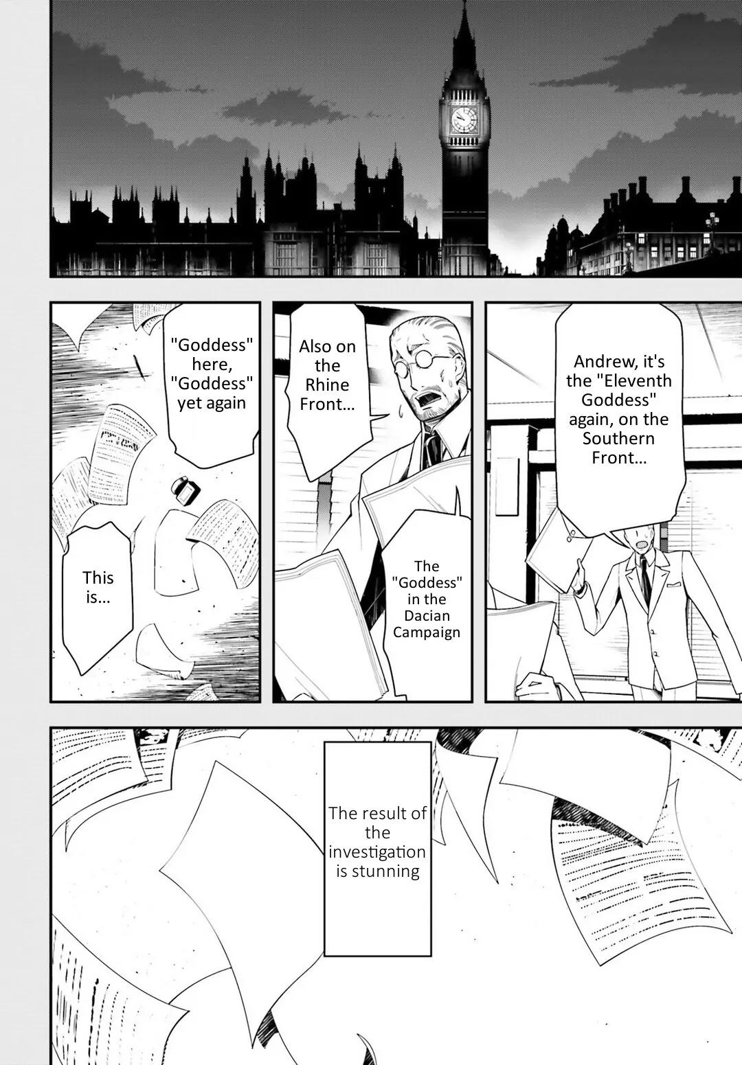 Youjo Senki Chapter 9 page 8 - Chapter 9: Andrew Reports: Mysteries of the Eleventh Goddess and V600