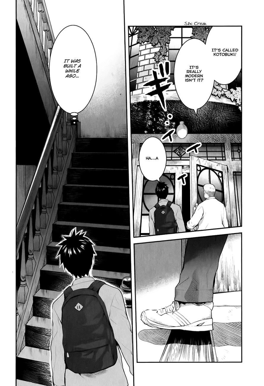 Youkai Apato no Yuuga na Nichijou Chapter 1 page 33 - Chapter 1: Yuushi and Kotobuki Manor