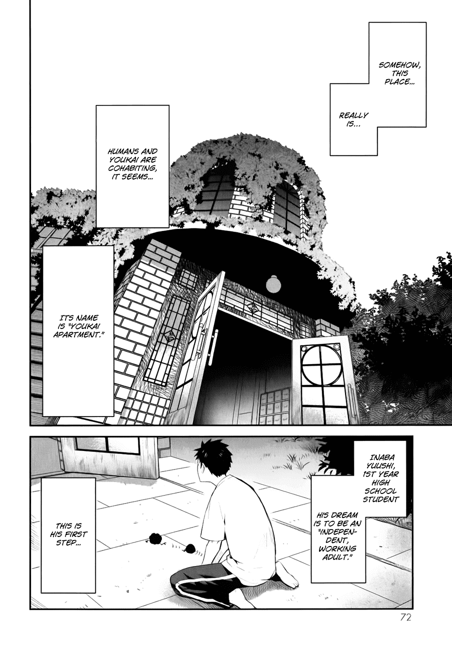 Youkai Apato no Yuuga na Nichijou Chapter 1 page 72 - Chapter 1: Yuushi and Kotobuki Manor