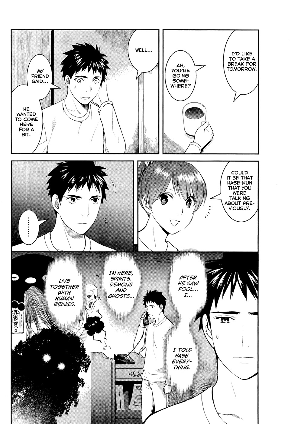Youkai Apato no Yuuga na Nichijou Chapter 13 page 36 - Chapter 13: Training
